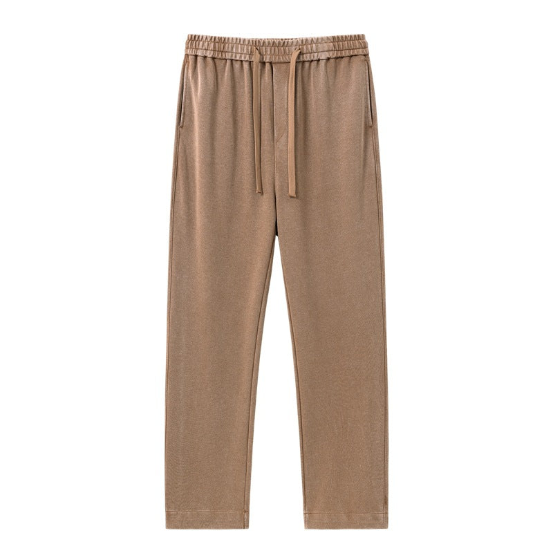 ☁️👖 Jogger en coton lavé acide – Coupe ample et confortable, matière respirante, parfait pour le canapé, la ville ou les week-ends entre potes 🍻🏀