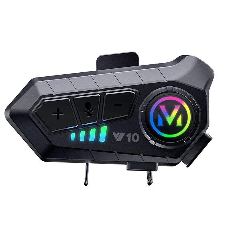 📢📢50 % DE RÉDUCTION !! ⏰Casque Bluetooth pour moto, compatible avec les casques demi-face et intégraux