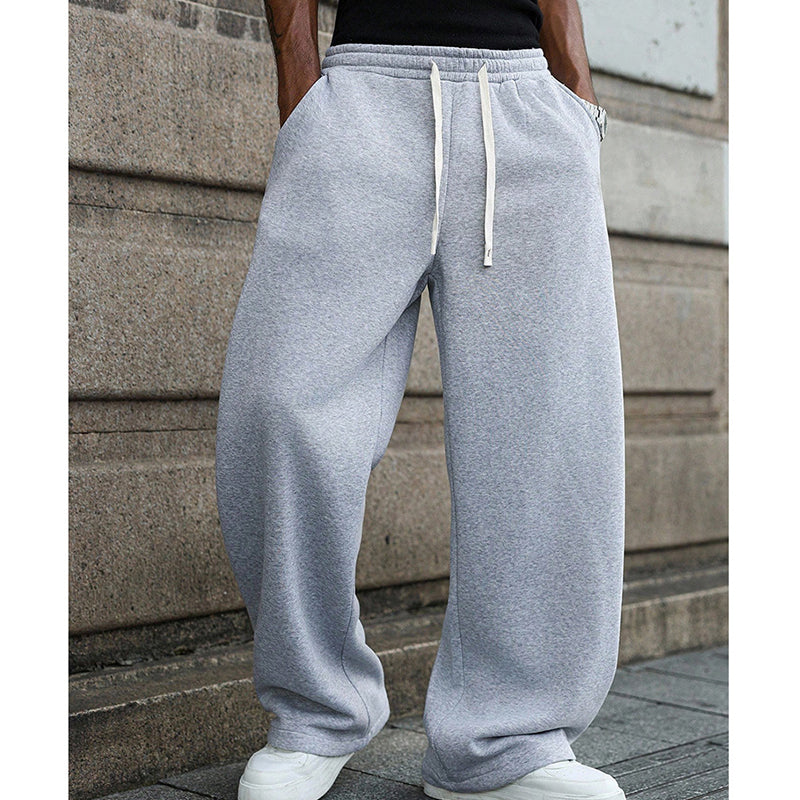 📢📢50 % de réduction !! ⏰👖Pantalon décontracté ample à cordon pour homme