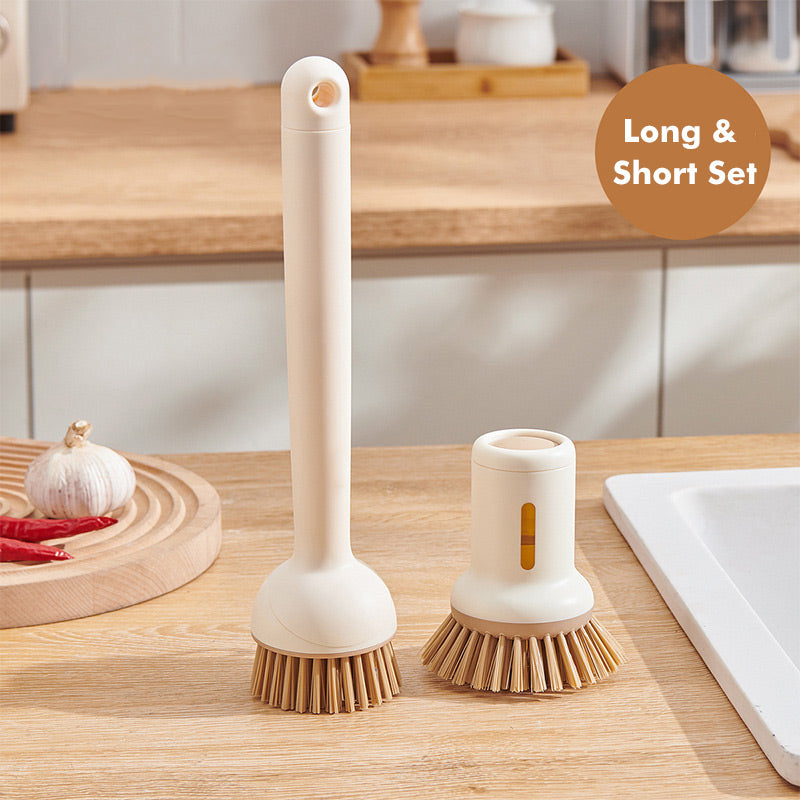 🔥-50% IMMÉDIAT🍳Ensemble de brosses à casserole pivotables à suspendre – Brosses de nettoyage facile pour casseroles, poêles et éviers