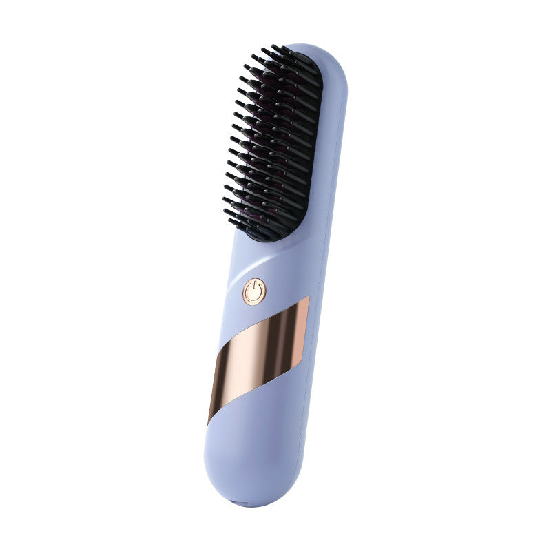 🔥 -50% DE RABAIS 💥 Brosse lissante céramique sans fil ✨ Lissage et coiffage en une seule étape – rapide, douce pour les cheveux, résultat digne d’un salon chez vous 💇♀️