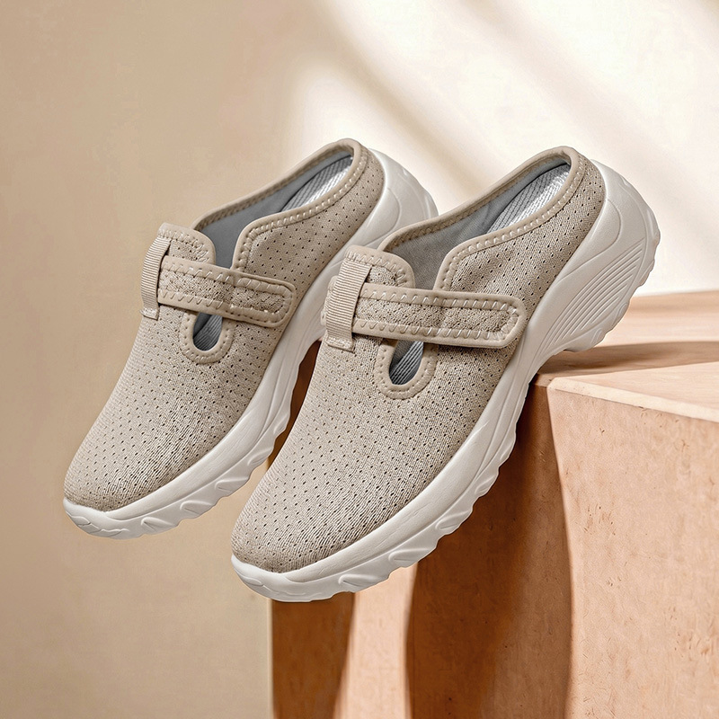 👟 50% DE RÉDUCTION ! 🚶♀️ Chaussures Marche Confort Lift Femme – PU + EVA – Semelle Plateforme Amortissante & Slip-On for Quotidien & Voyage
