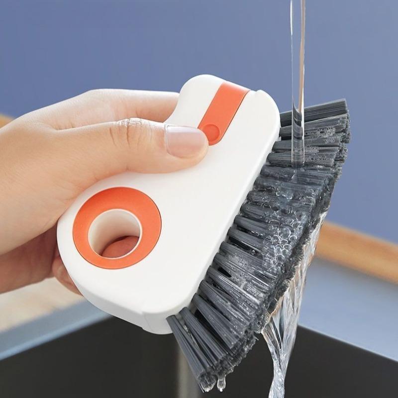 🧹Achetez 1, obtenez 1 gratuit !🚪 Brosse nettoyante détachable pour rainures de fenêtres et portes – Plastique durable, tête lavable, compacte, délogez poussière et saletés des recoins inaccessibles du salon à la voiture 🧼💨