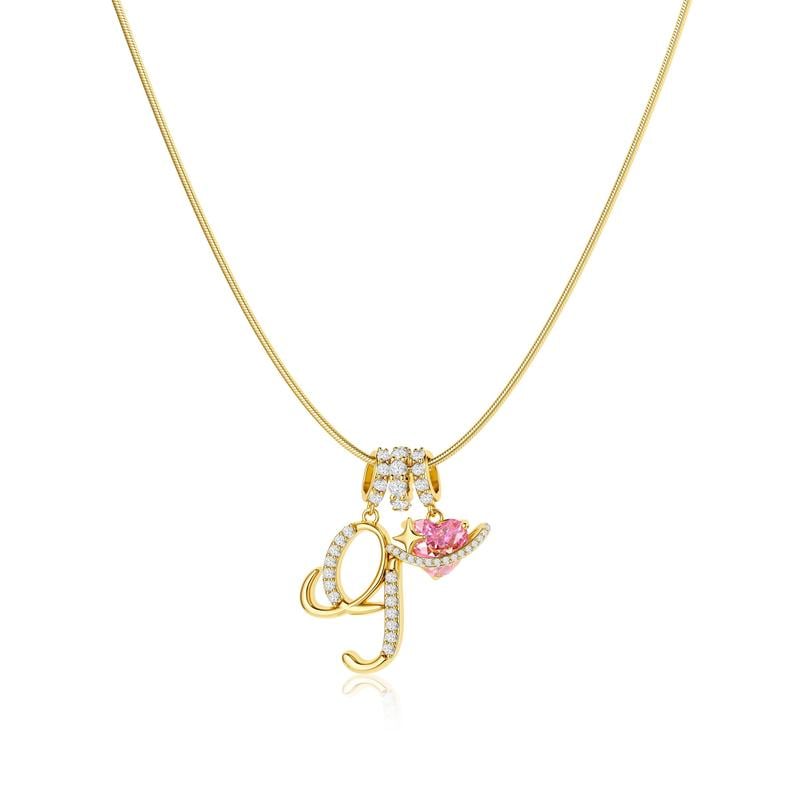 💖 DERNIER JOUR -60 % DE RÉDUCTION ✨ Colliers à pendentif 3 couches avec initiales A-Z 🎀 | Personnalisé et élégant