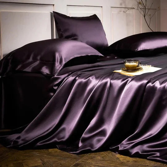 Parure De Lit De Luxe - Paquet De 4 (1 housse de couette + 1 drap + 2 taies d'oreiller)