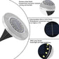 🔥 Offre exceptionnelle : 50 % DE RÉDUCTION 🔥 Lampe de sol en acier inoxydable à énergie solaire avec 8 LED