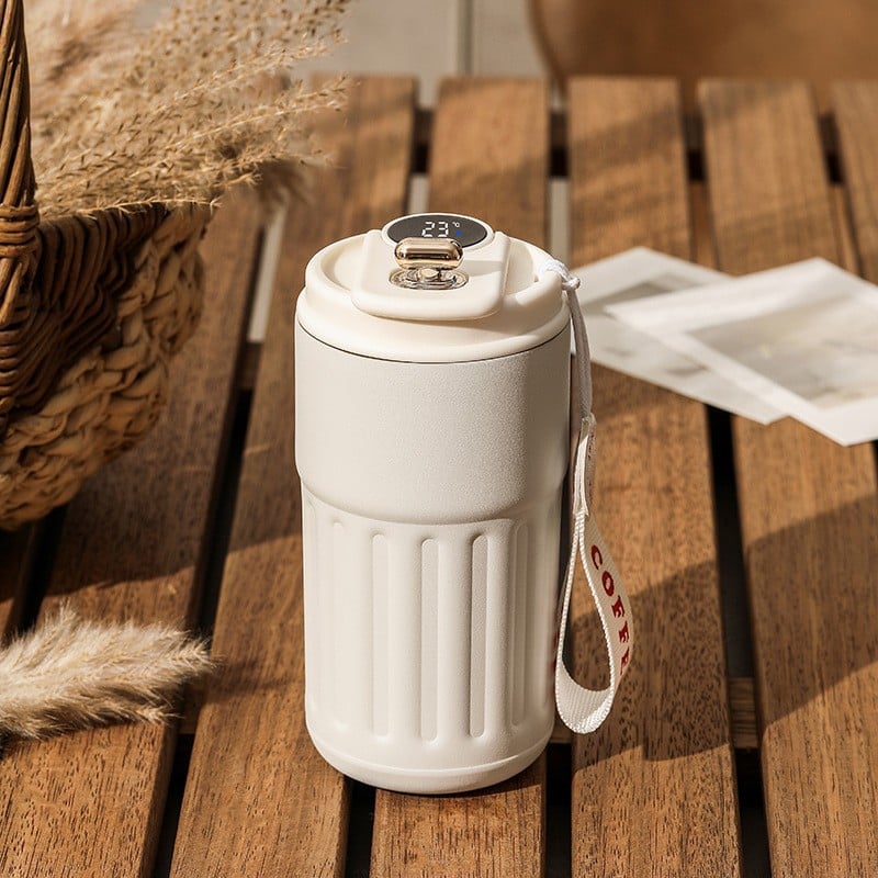 🔥Tasse à café avec affichage de la température par LED😊