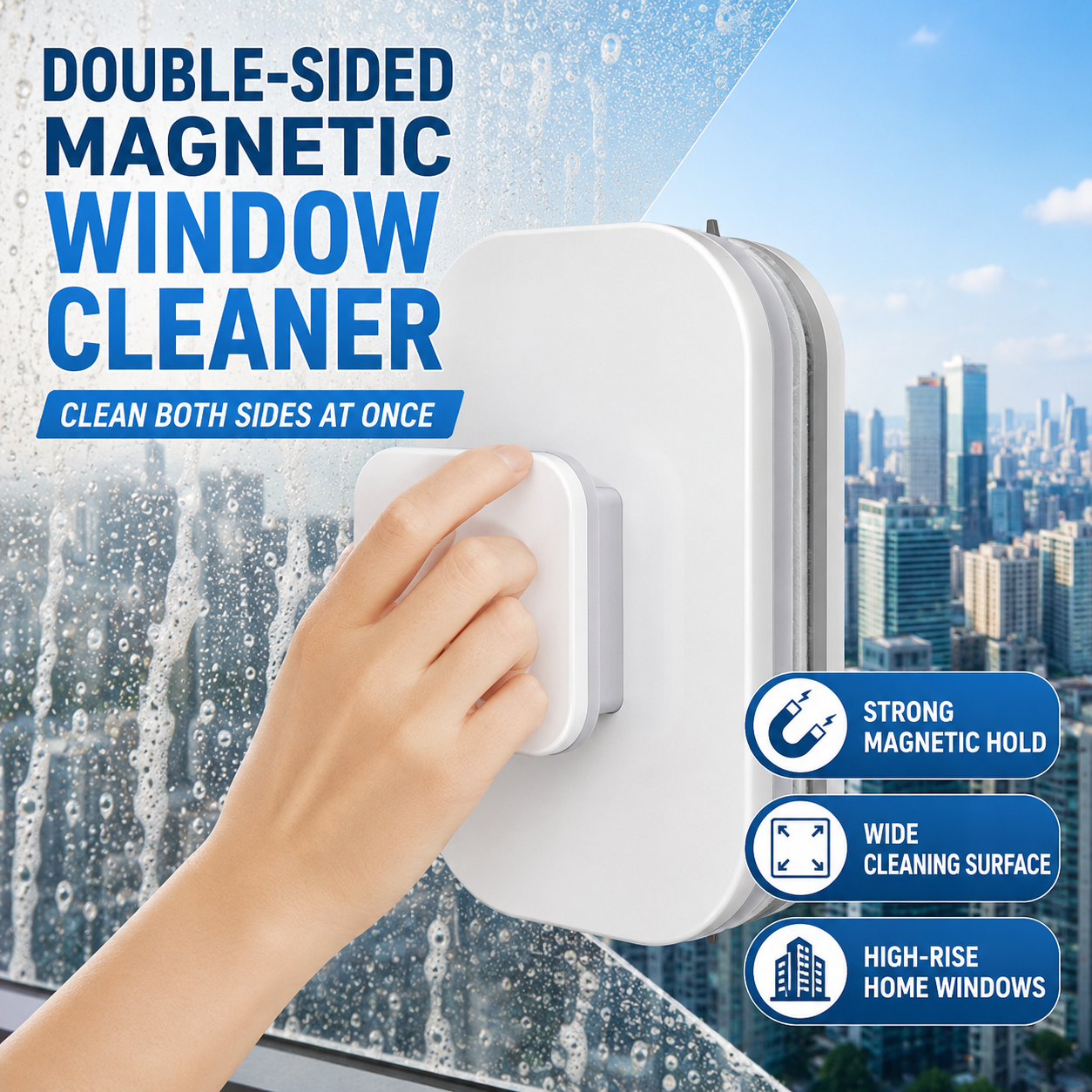 💥 -50% OFF – Nettoyeur magnétique 6‑en‑1 pour vitres : double action, sécurité totale, résultat impeccable dès le premier geste – profitez-en dès maintenant 🧲 🛒