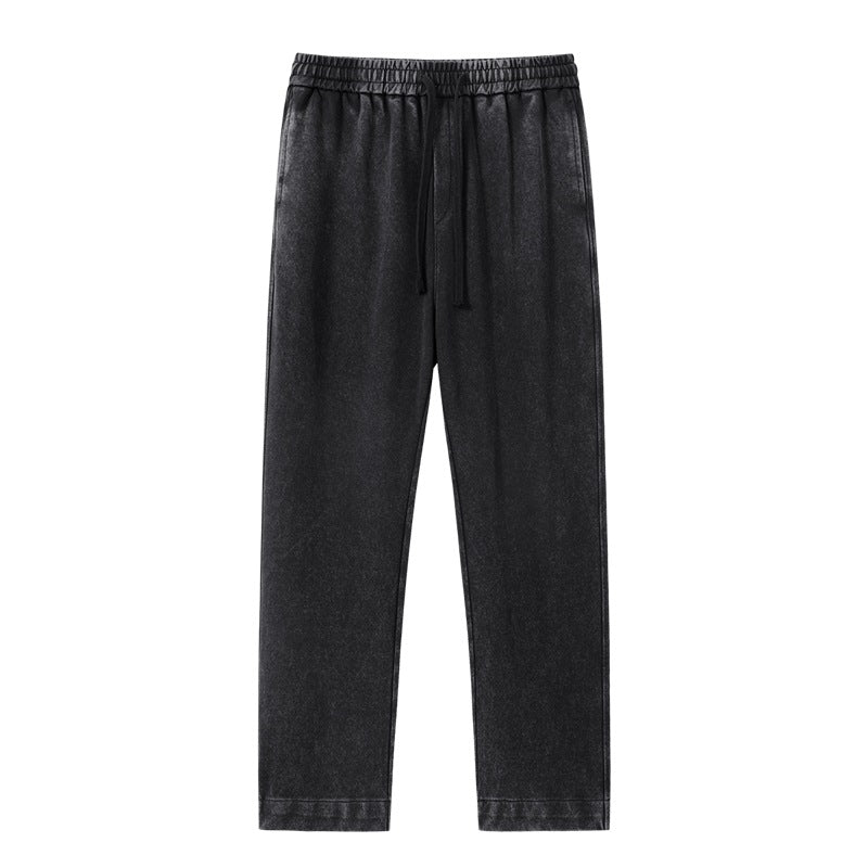 ☁️👖 Jogger en coton lavé acide – Coupe ample et confortable, matière respirante, parfait pour le canapé, la ville ou les week-ends entre potes 🍻🏀