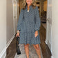 Women’s V-Neck Midi Dress