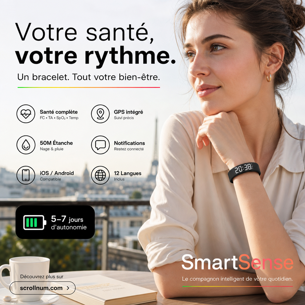 🎉 Promotion 2026 — Plus de 28 000 vendus ! 💞 Montre Connectée Vibration Silencieuse SmartSense