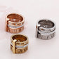 3 in 1 Roman Numeral Spinner Ring
