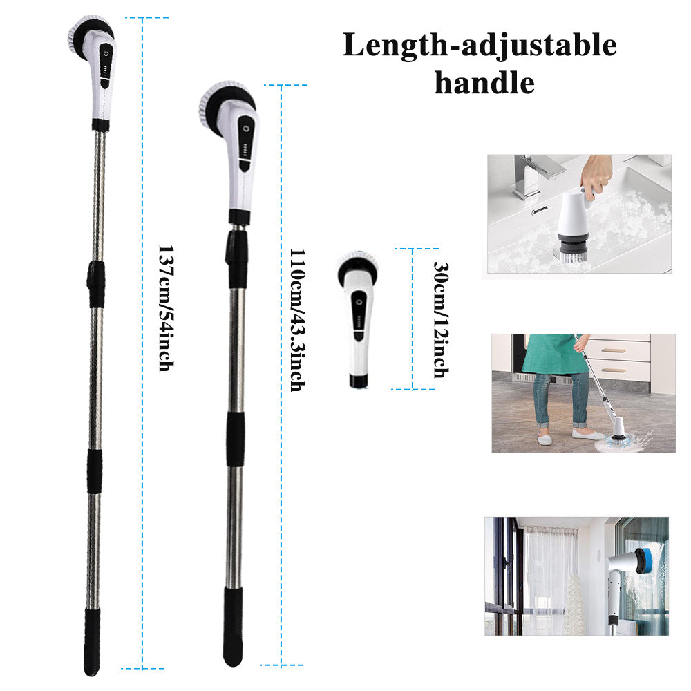 🧼 PROMO LIMITÉE 50% DE RÉDUCTION ! 💥 Brosse Nettoyage Rotative Électrique – Multifonction, Sans Fil, Longue Autonomie ✨