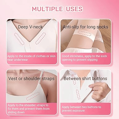 💐 PROMO EXCEPTIONNELLE -49% ! – Rouleau Adhésif Anti-Dérapant – Tissu Doux, Tenue Invisible 🌸✨ 【Offre Limitée】