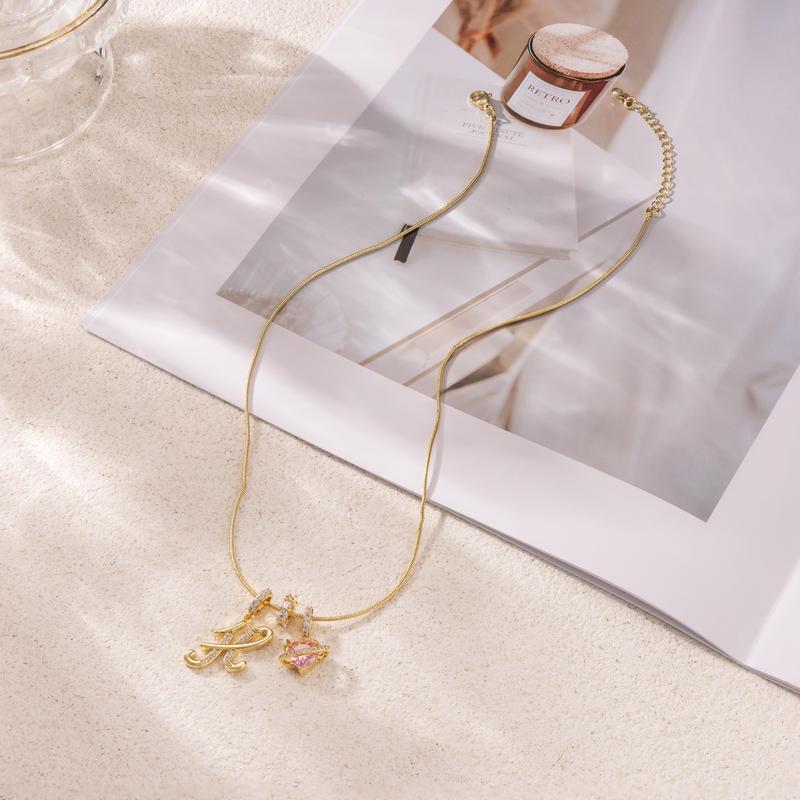 💖 DERNIER JOUR -60 % DE RÉDUCTION ✨ Colliers à pendentif 3 couches avec initiales A-Z 🎀 | Personnalisé et élégant