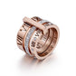3 in 1 Roman Numeral Spinner Ring