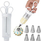 📢 OFFRE LIMITÉE −50% ! ⏰ Kit Pistolet à Décorer en Inox – Set Complet de Douilles et Embouts – Décorez l’Intérieur et l’Extérieur ✨