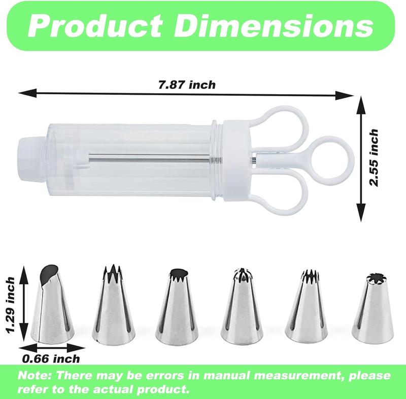 📢 OFFRE LIMITÉE −50% ! ⏰ Kit Pistolet à Décorer en Inox – Set Complet de Douilles et Embouts – Décorez l’Intérieur et l’Extérieur ✨