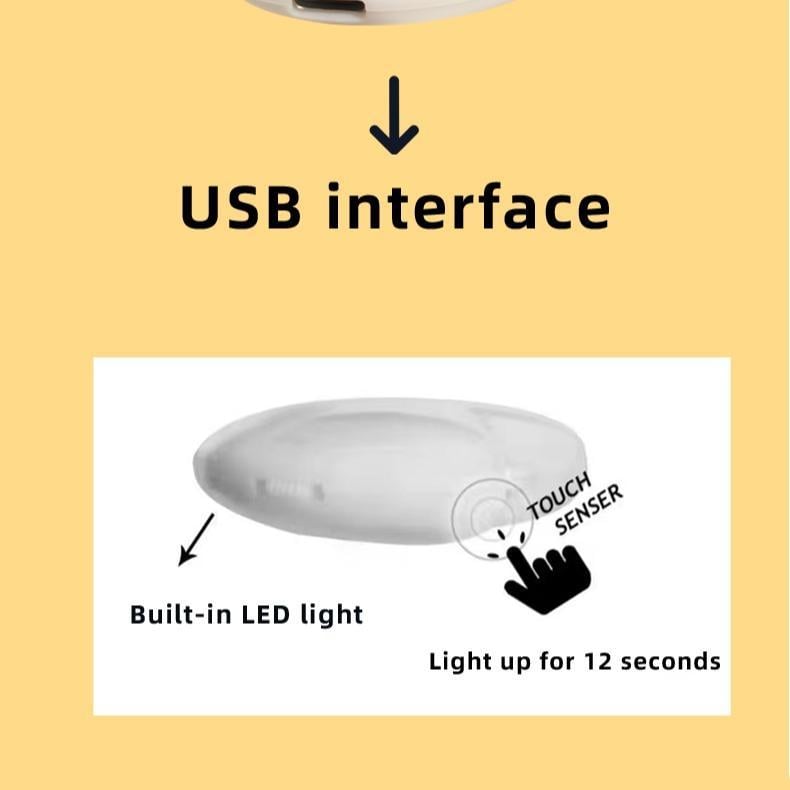 ⏳Spécial à durée limitée⏰Lampe LED tactile pour sac à main🤍⚪☁️⭐