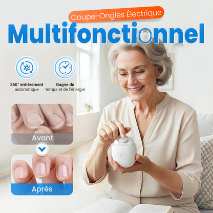💅 50% DE RÉDUCTION + ACHETEZ 2 OBТENEZ 1 GRATUIT ! 🔥 Ponceuse à Ongles Auto - 3 Vitesses Réglables & LED Intégrée, Soin Précis et Professionnel à Domicile ✨
