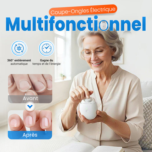 💅 50% DE RÉDUCTION + ACHETEZ 2 OBТENEZ 1 GRATUIT ! 🔥 Ponceuse à Ongles Auto - 3 Vitesses Réglables & LED Intégrée, Soin Précis et Professionnel à Domicile ✨