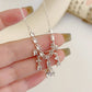 Delicate Gift * Sparkly Zircon Tassel Necklace