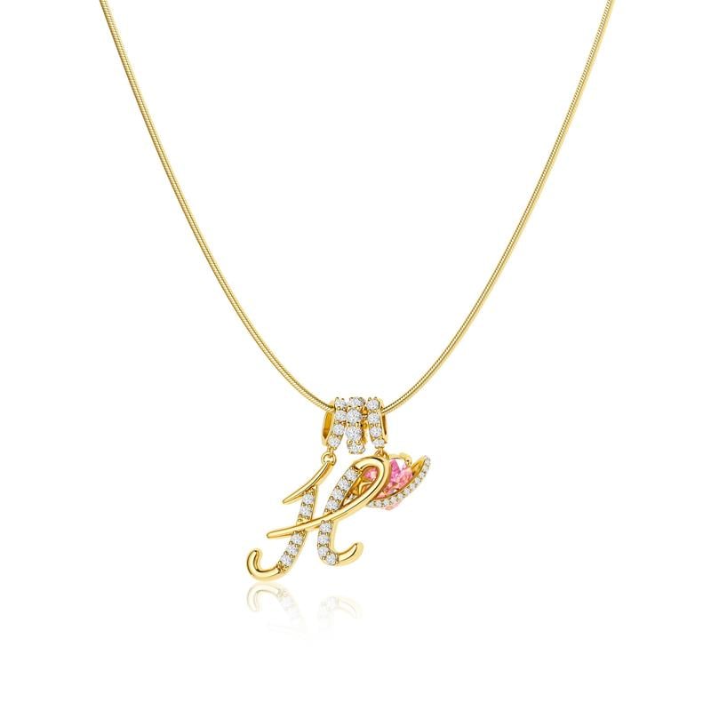 💖 DERNIER JOUR -60 % DE RÉDUCTION ✨ Colliers à pendentif 3 couches avec initiales A-Z 🎀 | Personnalisé et élégant