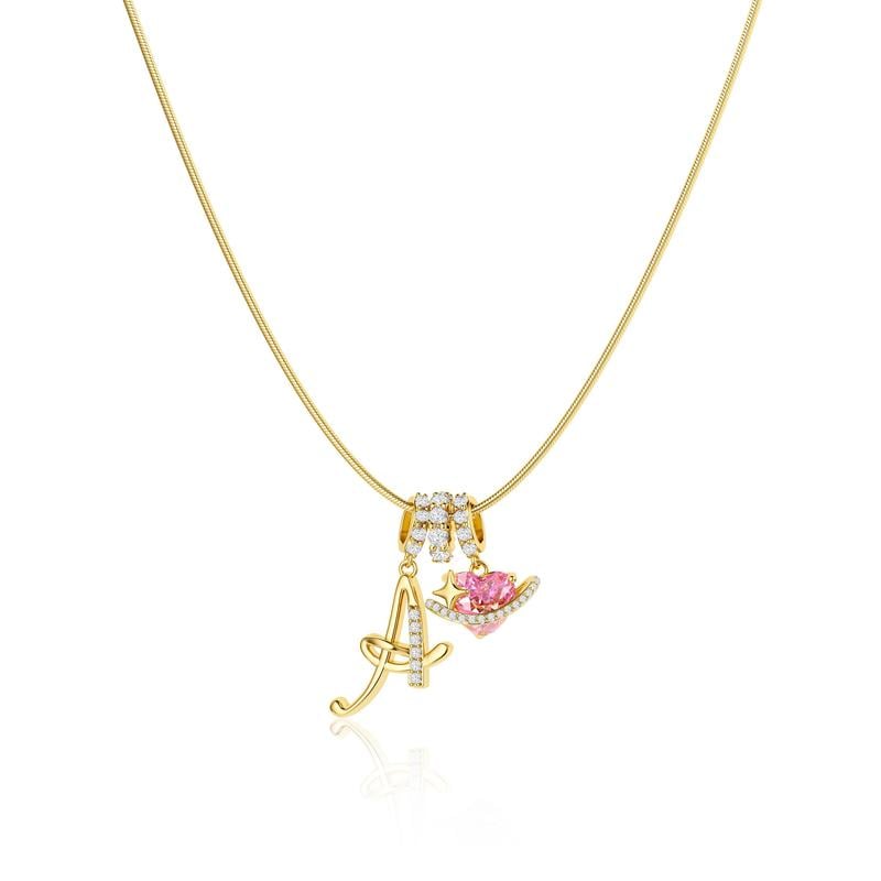 💖 DERNIER JOUR -60 % DE RÉDUCTION ✨ Colliers à pendentif 3 couches avec initiales A-Z 🎀 | Personnalisé et élégant