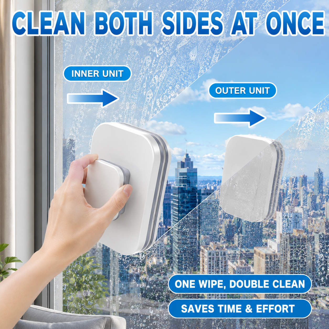 💥 -50% OFF – Nettoyeur magnétique 6‑en‑1 pour vitres : double action, sécurité totale, résultat impeccable dès le premier geste – profitez-en dès maintenant 🧲 🛒