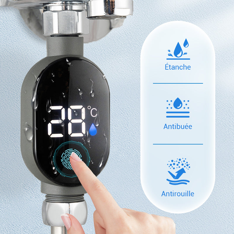 💧 Thermomètre de douche 🌡️ Fini les conjectures - Température instantanée ! 🚿