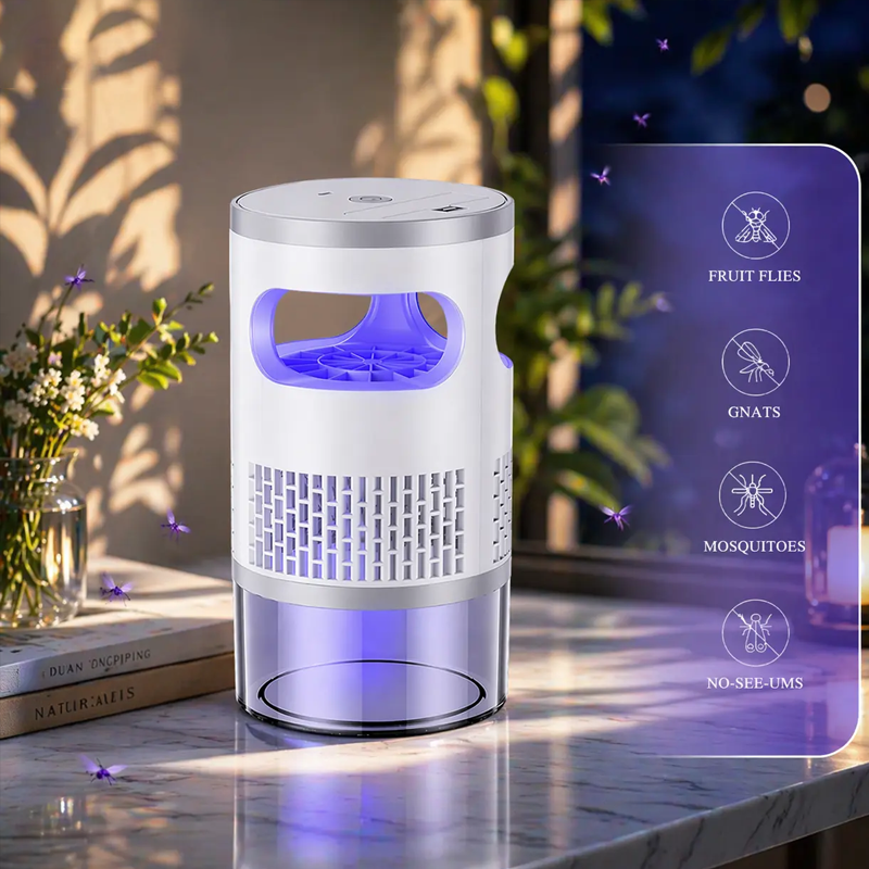 🦟💡 PROMO FLASH 50% ! Appareil Anti-Insectes LED Intérieur – Capture Physique, Silencieux, Veilleuse, 5W, 31-40m², Idéal Chambre & Salon ✨