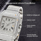 ⌚ 50% de réduction! ✨ Montre Carrée En Strass – Élégante, Brillante & Cadeau Parfait 💝