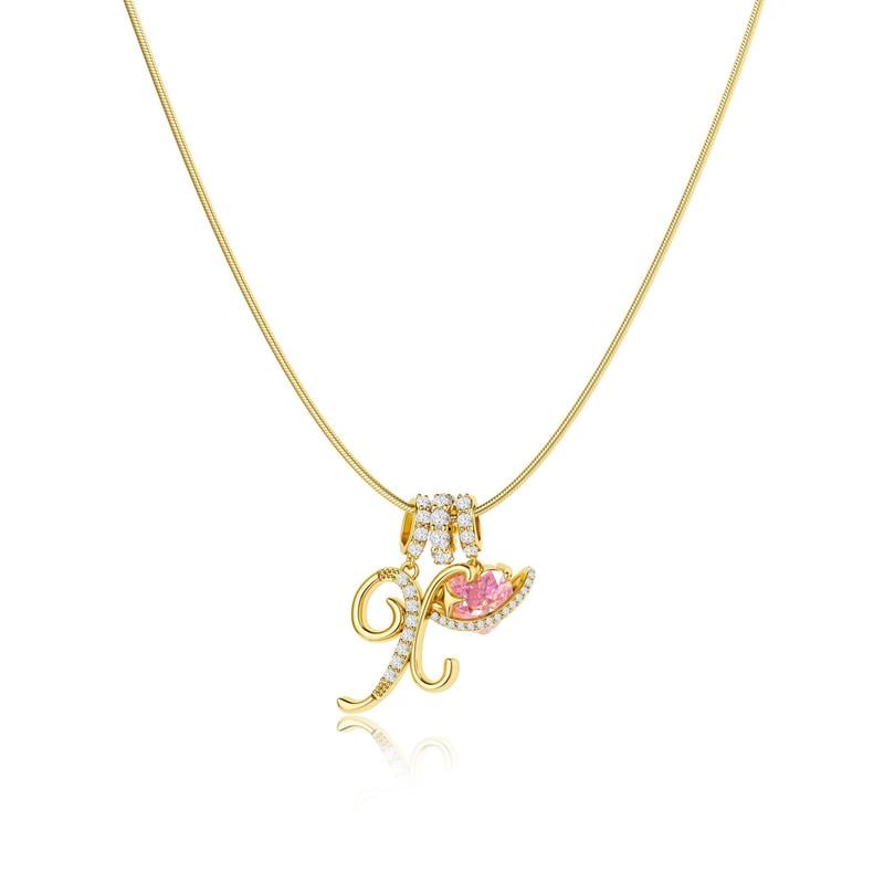 💖 DERNIER JOUR -60 % DE RÉDUCTION ✨ Colliers à pendentif 3 couches avec initiales A-Z 🎀 | Personnalisé et élégant