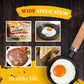 🔥 -50% ! 🍳 Mini Poêle en Fonte Antiadhésive 10 cm – Coulée d’une Seule Pièce, Manche en Bois Ergonomique & Saine & Durable.
