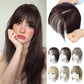 🎁Christmas sale🎅🔥Natural Hair Toppers with Bangs for Women