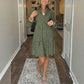 Women’s V-Neck Midi Dress