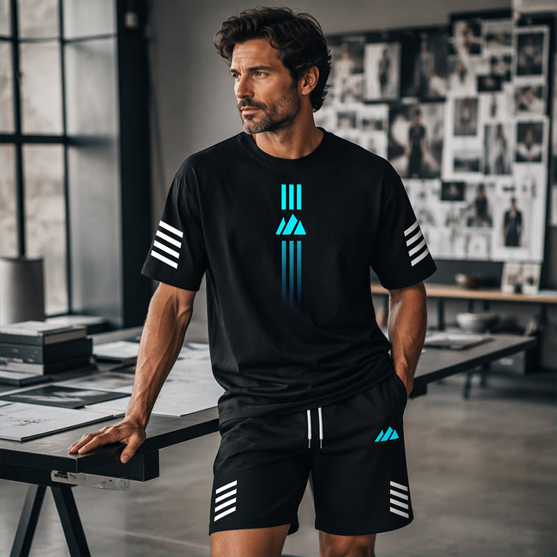 🎉 2026 Soldes — Plus de 29 000 vendus ! 💞 Ensemble Deux Pièces T-Shirt & Short d'Été pour Homme