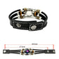 ⭐ ACHETEZ 1 OFFERT 1！🐾 Bracelet Zodiaque en cuir phosphorescent – Brille dans le noir, ajustable et unisexe – Parfait pour les passionnés d'astrologie et à porter au quotidien ✨
