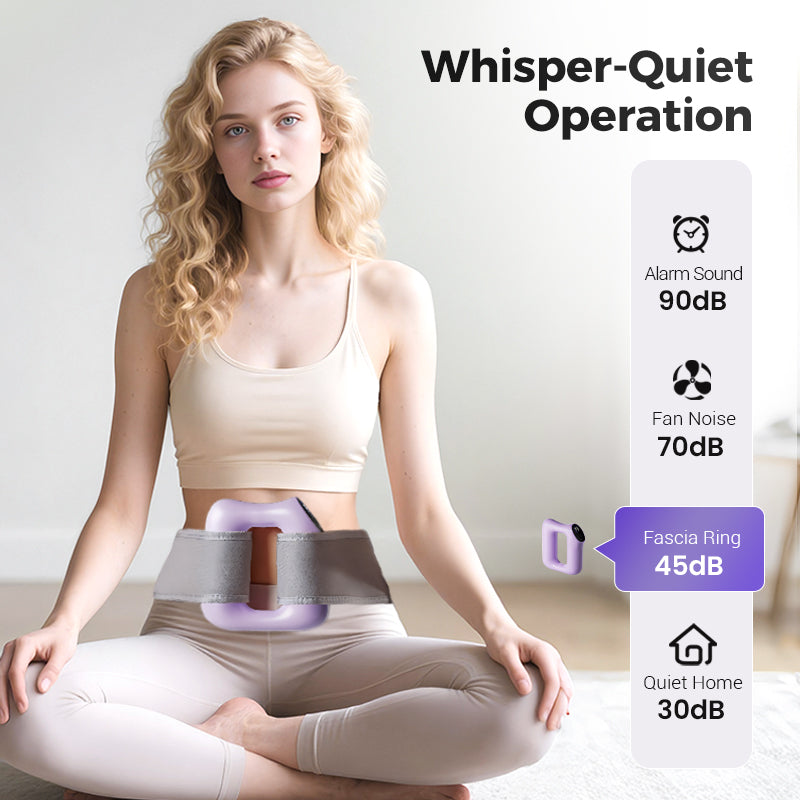 💪🌿 Anneau de massage portable à 5 vitesses – Sangle réglable, soulagement des tissus profonds, atténue les douleurs musculaires, idéal pour la maison, la salle de sport et les voyages 🌟👑