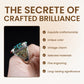 Geometric Engraving Adjustable Rotating Ring