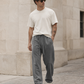 ☁️👖 Jogger en coton lavé acide – Coupe ample et confortable, matière respirante, parfait pour le canapé, la ville ou les week-ends entre potes 🍻🏀