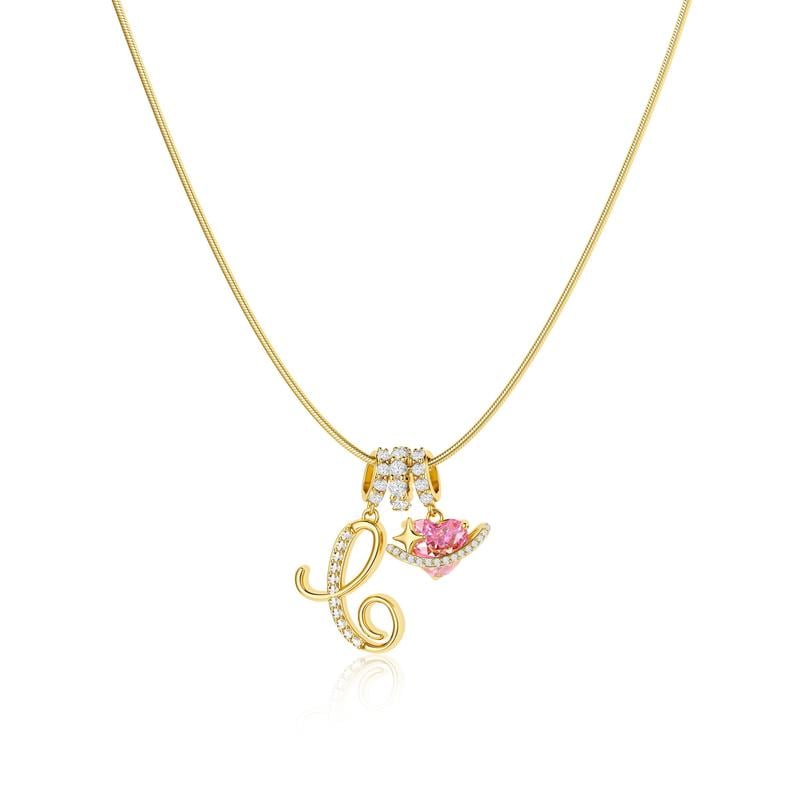 💖 DERNIER JOUR -60 % DE RÉDUCTION ✨ Colliers à pendentif 3 couches avec initiales A-Z 🎀 | Personnalisé et élégant
