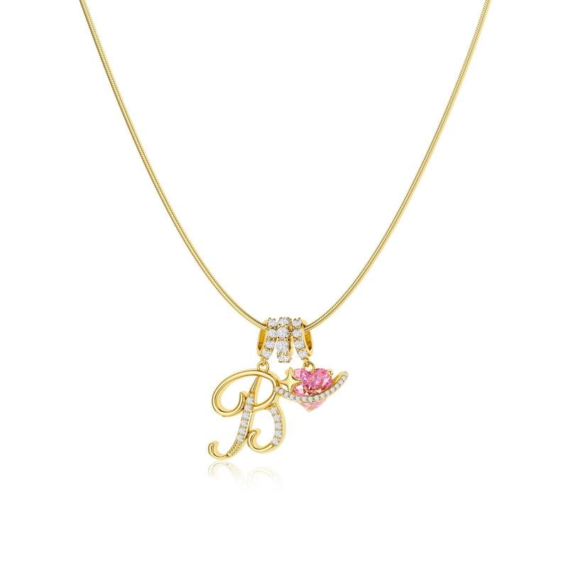💖 DERNIER JOUR -60 % DE RÉDUCTION ✨ Colliers à pendentif 3 couches avec initiales A-Z 🎀 | Personnalisé et élégant