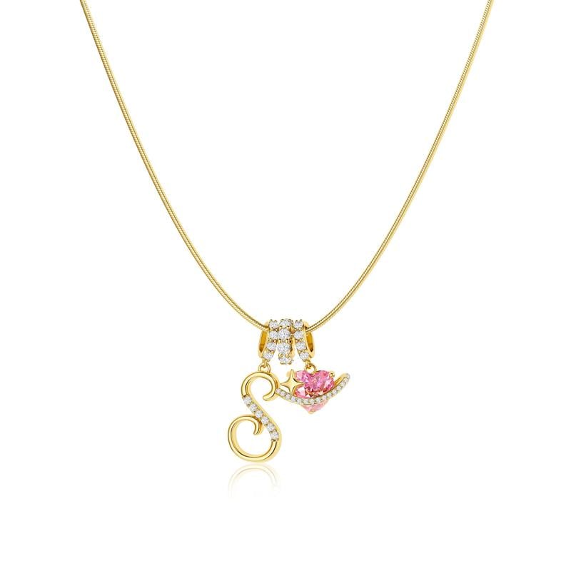 💖 DERNIER JOUR -60 % DE RÉDUCTION ✨ Colliers à pendentif 3 couches avec initiales A-Z 🎀 | Personnalisé et élégant
