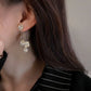 2023 Zircon Round Petal Earrings