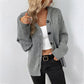 🧥 50% DE RÉDUCTION! 🍂 Manteau Femme Automne Tricoté à Capuche & Cordon – Doux, confortable & style décontracté – Parfait pour les journées fraîches d'automne ✨