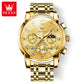 ⌚ PROMO FLASH : 50% DE RÉDUCTION ! ✨ Montre Homme Quartz Dodécagone de Luxe – Chronographe & Phase de Lune – Tourbillon Décoratif – Bracelet Acier Inoxydable 🎩