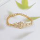 📿🔥 PROMO -50% LIMITÉE ! Bracelet Vierge Marie Femme Plaqué Or – Médaillon Dévotion Élégant, Filigrane Fleurs Creuses Géométrique Artisanat Raffiné, Cuivre Haute Qualité · Cadeau Foi · 2 Styles ✨