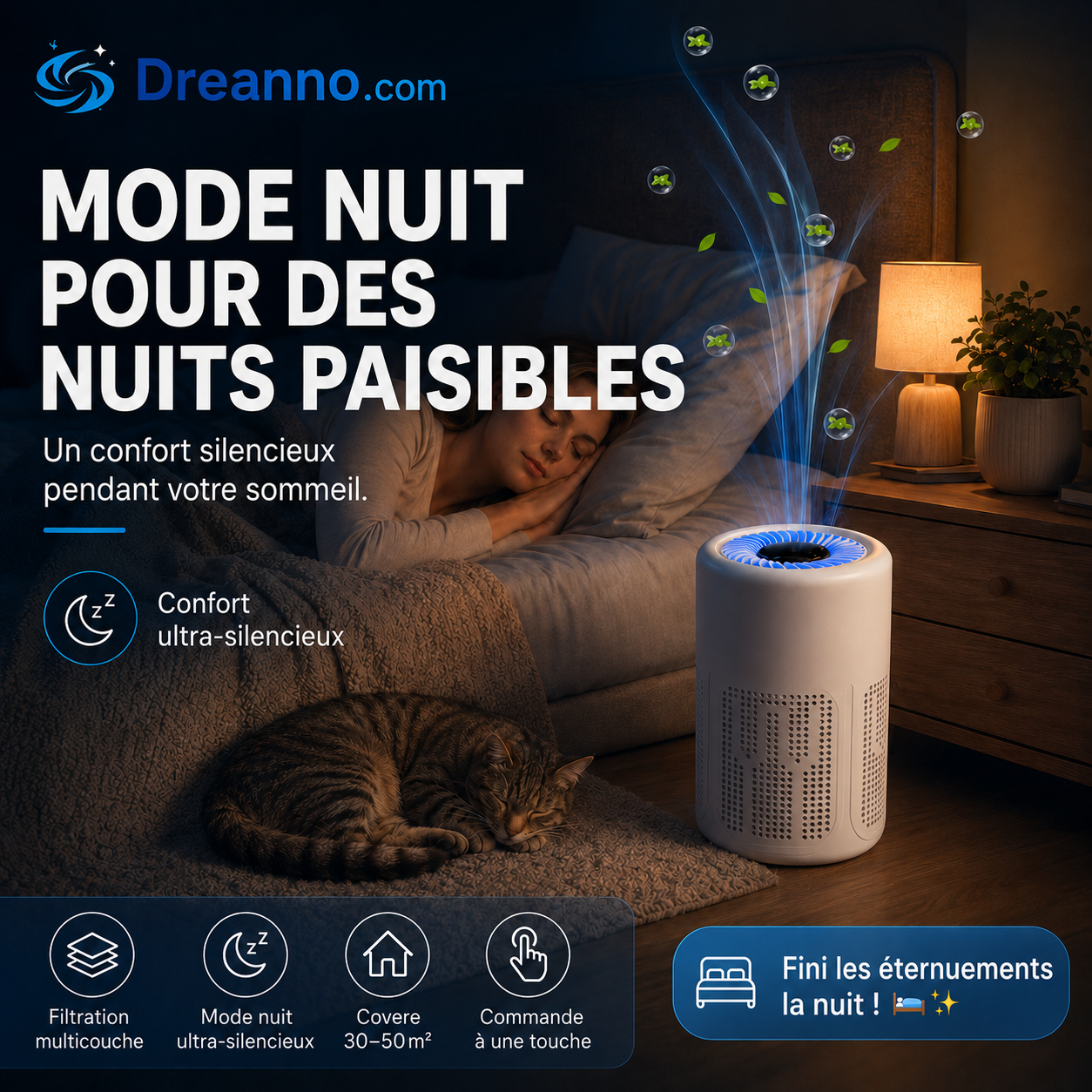 Offre Limitée ✨🌿 Purificateur d’Air Maison