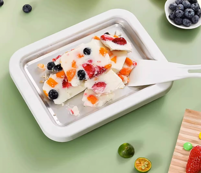 🍦❄️ -50% | Machine à Glace Roulée en Acier Inoxydable 304 – Préparez Vos Desserts Glacés Maison en Quelques Minutes